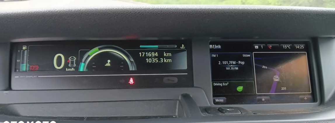 Renault Grand Scenic cena 38700 przebieg: 172000, rok produkcji 2014 z Jedlicze małe 742